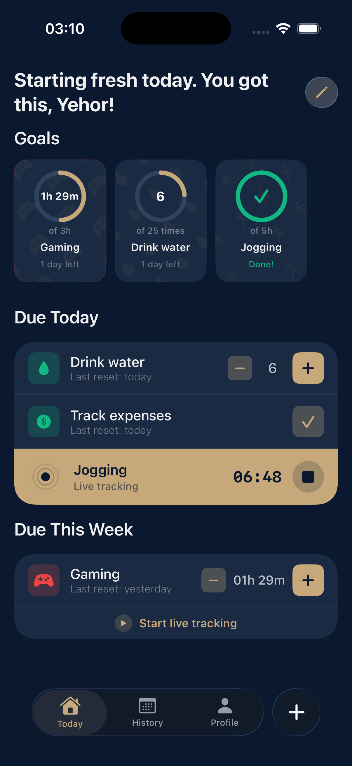 Habeeto app screenshot